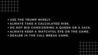 Tips and tricks to win in Call Break Game