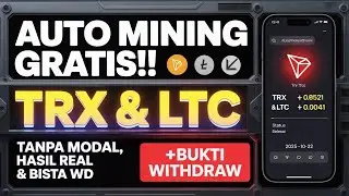100% GRATIS: cara mining TRX & Litecoin yang gue tes (withdraw!)