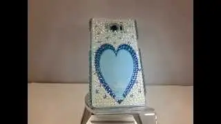 Disney Mobile ディズニーモバイル SH-02G スワロフスキー ケース カバー デコ デコケース デコカバー スワロ