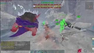 Defending ISLAND ICE CAVE with headshot.su ARK OFFICAL PVP