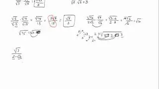 Rationalizing Radical Denominators