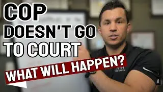 What happens if a Cop doesn't go to Court?
