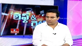 IT Minister KTR Exclusive Interview with Venkata Krishna | HMTV Left and Right | Part 1