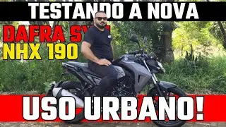Dafra SYM NHX 190: Usei na cidade: conforto, agilidade e economia? Veja o teste REAL da NHX 190!