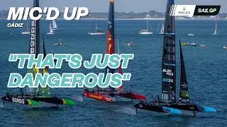 СЛУШАЙТЕ, как спортсмены SailGP участвуют в гонках с высокими ставками // ЛУЧШИЕ моменты с микроф...