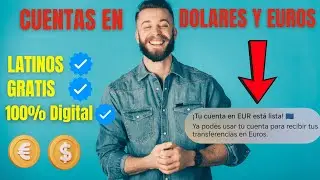 CUENTAS EN D&Oacute;LARES Y EUROS DESDE LATAM 🚀🇵🇪 🇲🇽 ┃✅#011