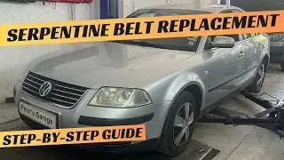 Замена поликлинового ремня VW Passat B5.5 1.9 TDI Audi A4 A6