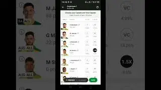 Aus 🆚 Sa Dream 11 Team #dream11 #viralteam