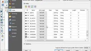 Key fields for SQLITE Layers