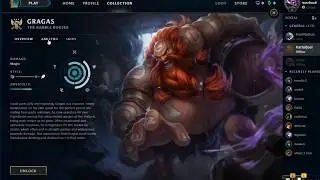 Garen Gnar Gragas Graves League of Legends