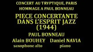 PIECE CONCERTANTE DANS L'ESPRIT JAZZ PAUL BONNEAU