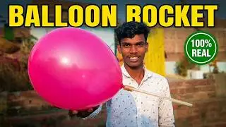 🎯 Gubbare Se Bana Rocket 🚀 | Amazing Balloon Experiment 😱 | Science Experiment