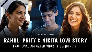 Rahul, Prity & Nikita&rsquo;s Love Journey Heartbreak to Happiness | Emotional Animated Short Film (Hindi)