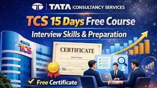 🔥 100% Free | TATA TCS Free Course | Boost Job Skills + Free Certificate