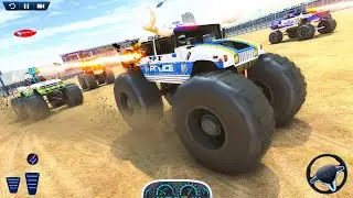 American Monster Trucks Derby Demolition Arena Crash Stunt Simulator - Android Gameplay.