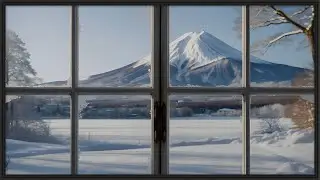 Windows of Winter | Day to Night Window Scenes | Frame TV Art 4K | 2hrs