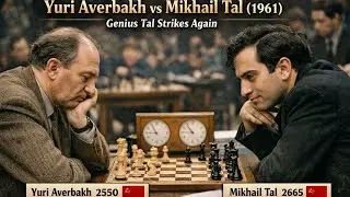 || Yuri Averbakh vs Mikhail Tal (1961) | Genius Tal Strikes Again || #chess #challenges 