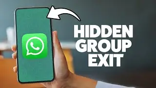 How To Delete A WhatsApp Group Without Members Knowing 2025 (iPhone & Android)