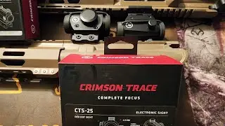 Crimson Trace CTS-25, A Budget Red Dot Option!  #guns