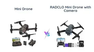 AVIALOGIC Mini Drone vs RADCLO Mini Drone - Best FPV Camera Drones for Kids and Beginners