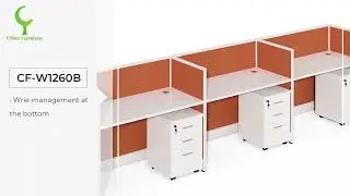 Best 2 person 4 person office modular cubicle workstation partition desk Factory Price - Xusheng