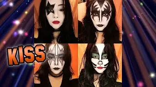 KISS MAKEUP TUTORIAL - MAQUILLAJE DE KISS - 4 MAKEUP LOOK KISS - #MakeupKiss #halloween2021