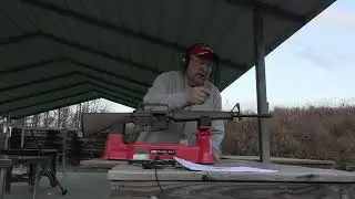 Zeroing sights Retro 601 rifle w/25 meter targets