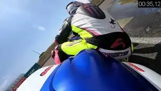 VUELTA AL JARAMA | ON BOARD GSX-R 600 k7 SOUND