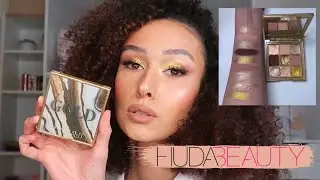 HUDA BEAUTY NEW EXCLUSIVE GOLD OBSESSIONS PALETTE | Ft Ana Luisa