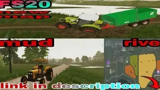 FS 20 new map river&mud with Indian tractor link/in description download now! 👇