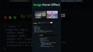 CSS-эффект наведения курсора на изображение с изменением цвета и наложением #css #frontend #ui
