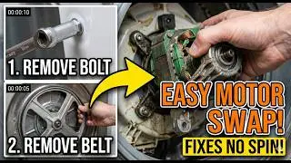 Washing Machine Won't Spin? Easy Motor Replacement Step-by-Step