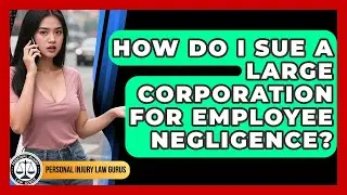 How Do I Sue A Large Corporation For Employee Negligence? - Personal Injury Law Gurus