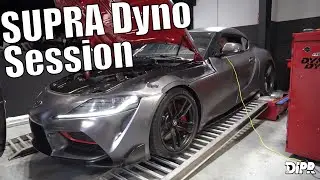2020 Supra Dyno Session con Intake, Downpipe & Exhaust | DIPR Vlogs #8