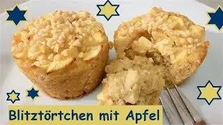 Low-Carb: Blitzküchlein mit Apfel! Auch glutenfrei