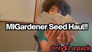 Full MIgardener Seed Haul!! | End of the year sale! #gardening #viralvideo #seedhaul #rootedinnature