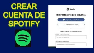 como Crear cuenta de Spotify || Descargar e Instalar Spotify para pc