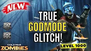*NEW* TRUE GOD MODE GLITCH! Level Up Fast Cold War Zombies! Cold War God Mode After Patch