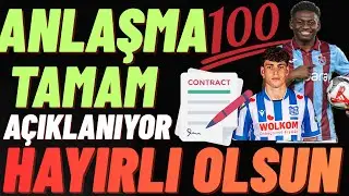 Anlaşma Tamam ! Hayırlı olsun ! Bir transfer daha bitti #trabzonspor 