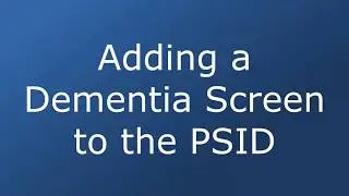 Adding a Dementia Screen to the PSID