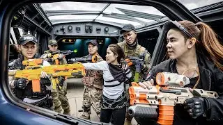 Игра LTT ​​Nerf War: SEAL X Hero Epic Nerf Guns Chase сразитесь с таинственным врагом!