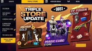 Ob51 Triple Store Update (Confirm)🤯💥 | Classic Jazz Pant Return | Ff Lol Emote Return | Ff New Event