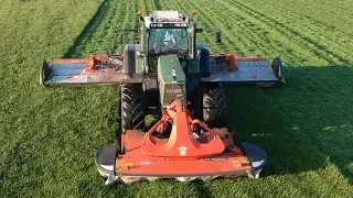 Sound! Mowing grass with Fendt & Kuhn!