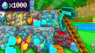 Minecraft, But The NEW 1.17 Ores Drop OP ITEMS...