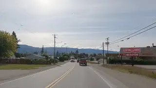 Driving to ENDERBY BC Canada - Highway 97A - Fascinating British Columbia