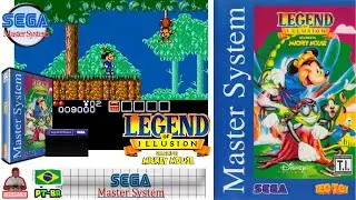Legend of Illusion Starring Mickey Mouse (Master System)(1998)🎮ZERADO - Full Game jogando AT&Eacute; ZERAR