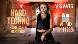 LIVE: Hard Techno (Hard Dance) Live DJ Set | Visavis DJ | Feb 11 2026 #Shorts