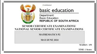 Maths P2 | June 2024 | Analytical Geometry | Euclidean Geometry | Data Handling and Statistics Trig.