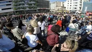 Monastiraki Athens - Traditional Bulgarian dancing Part 2/4