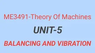 ME3491 TOM Unit 5-Balancing Of Rotating Masses- Problems